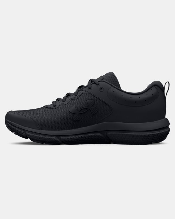 Men's UA Charged Assert 10 Wide (6E) Running Shoes, Black, pdpMainDesktop image number 1